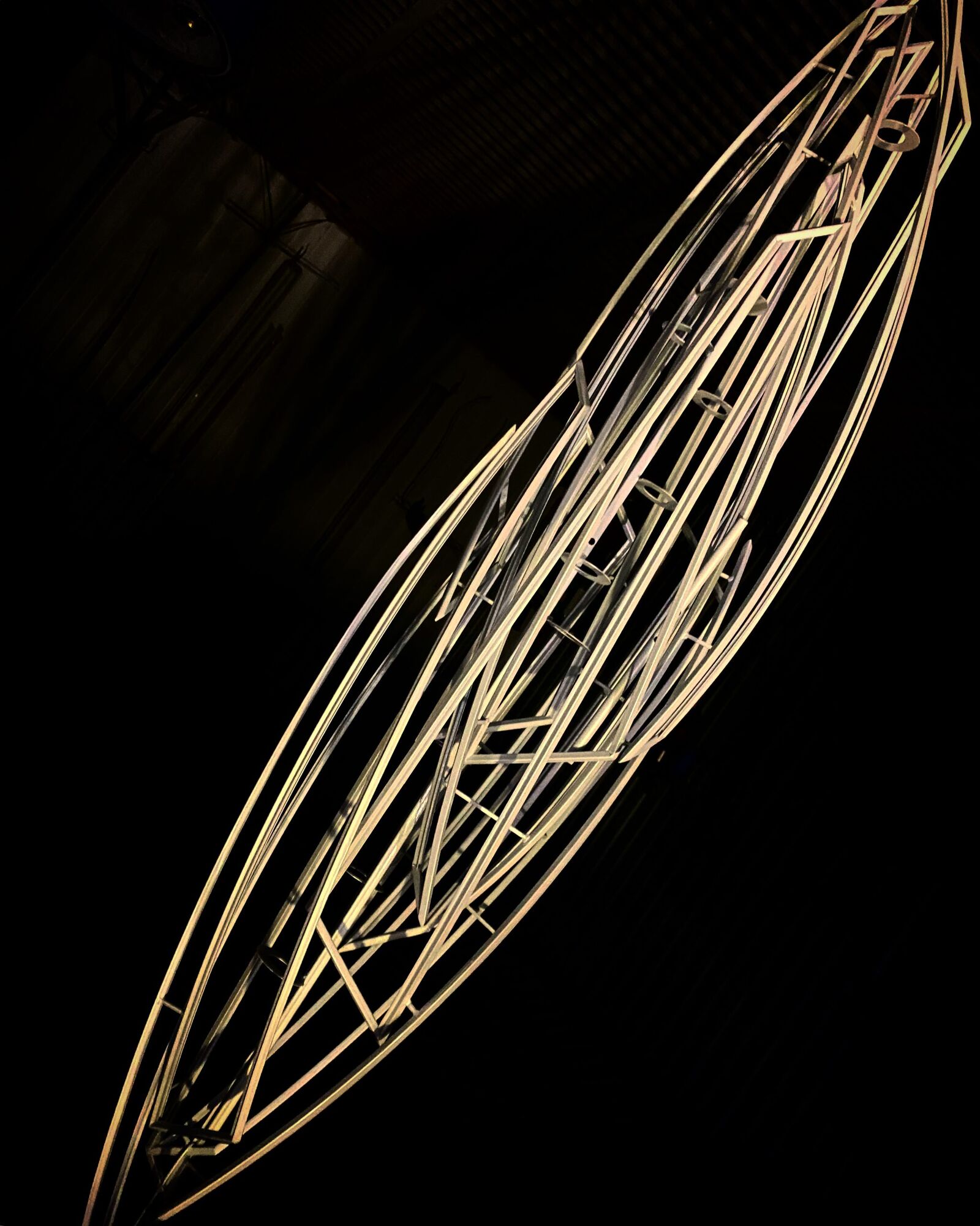 Lit sculpture